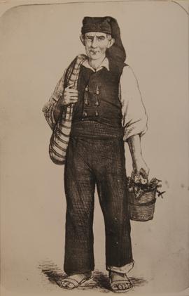 Old Costumes - Flower or Herbs Seller