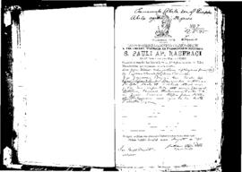 Passport Application of Abela Emanuele