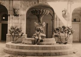 Auberge de Castille, Fountain in Courtyard - 1973