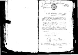 Passport Application of Zammit Lorenzo