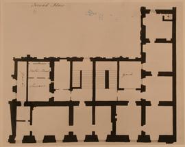Auberge de Castille - Part plan of second floor - 1977