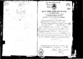 Passport Application of Zammit Carmelo