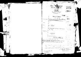 Passport Application of Vassallo Carmelo Rev
