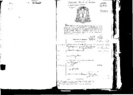 Passport Application of Tagliaferro Enrico