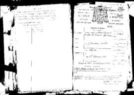 Passport Application of Zammit Lorenzo