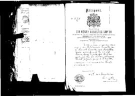 Passport Application of Vassallo Baldassare