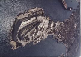 Fort St Angelo aerial view