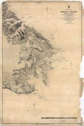 Survey Sheet Malta 1894 - Malta Island - Southeast portion