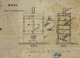 Royal Naval Hospital - Sketch of Disinfecting Oven