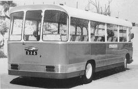 Initial Exam rear offside view of the 5th generation of bus 236