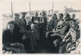 The Despott family on the Sliema ferry