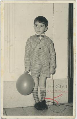 Young boy with a balloon