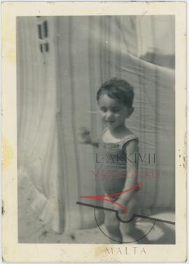 A young boy at the beach