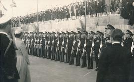 Visit of Queen Elizabeth II - inspection of guard of honour