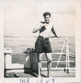 Arthur on HMS Daring