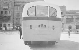 Initial Exam rear view of the 1st generation of bus 31504