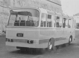 Initial Exam rear offside view of the 4th generation of bus 5571