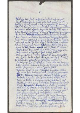 A handwritten story by karmenu Gruppetta titled “Linda Capricciosa ta’ [?]” (continuation)