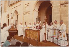 Outdoor Mass Celebration at the Capuchins Church in Floriana