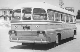 Initial Exam rear offside view of the 3rd generation of bus 2840