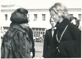 Presidents of Malta - Dr Anton Buttigieg and Mrs Buttigieg with Queen Sofia of Spain