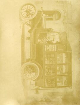 A van for use as a mobile shop presumably built by the Griscti Family