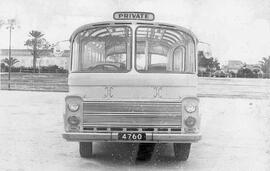 Post Rebuild Exam front view of the 2nd generation of bus 4760