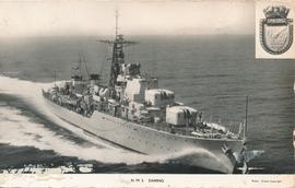 HMS Daring postcard