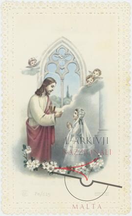 Holy Communion commemorative card