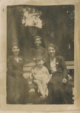 Anne Callus with relatives