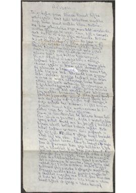 A handwritten diary entry by Karmenu Gruppetta titled “Alison”, talking about a four year-old girl