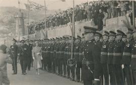 Visit of Queen Elizabeth II - inspection of guard of honour