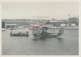 Photo of an Italian flying boat at Kalafrana