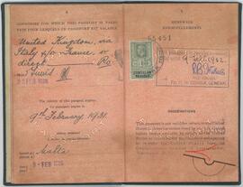 British Passport of Mr Lawrence Grixti