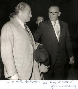 Presidents of Malta - Sir Anton Buttigieg with Chencellor Kreisky of Austria