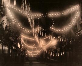 Visit of Duke and Duchess of York - Street decorations - 1927