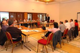 Frank Mifsud at a directors' meeting