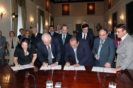 Frank Mifsud at the signing of POYC agreement