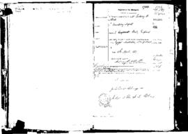 Passport Application of Abbott Sidney