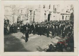 Nerik Mizzi’s coffin during his state funeral