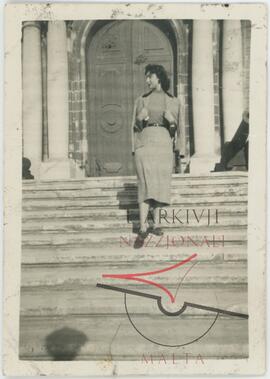 Woman posing for a photo at Castille