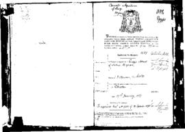 Passport Application of Attard Giuseppe