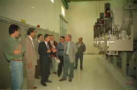 Energy Parliamentary Secretary Ninu Zammit visits the Lm2.5 million extension work at Marsa power distribution centre