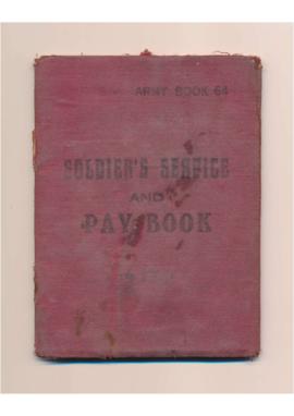 Wartime Soldier's Service and Pay Book belonging Vincent 'Ċensinu' Caruana