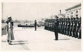 Visit of Queen Elizabeth II - inspection of guard of honour