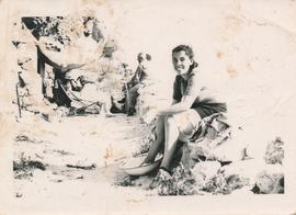 Loulou Pizzuto at the family cave at Dingli Cliffs