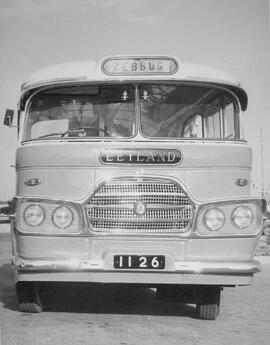 Post Rebuild Exam front view of the 3rd generation of bus 1126