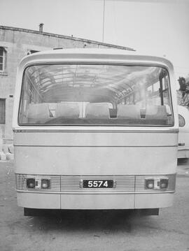 Initial Exam rear view of the 3rd generation of bus 5574