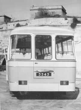 Initial Exam rear view of the 4th generation of bus 3343