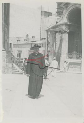 A priest in Valletta